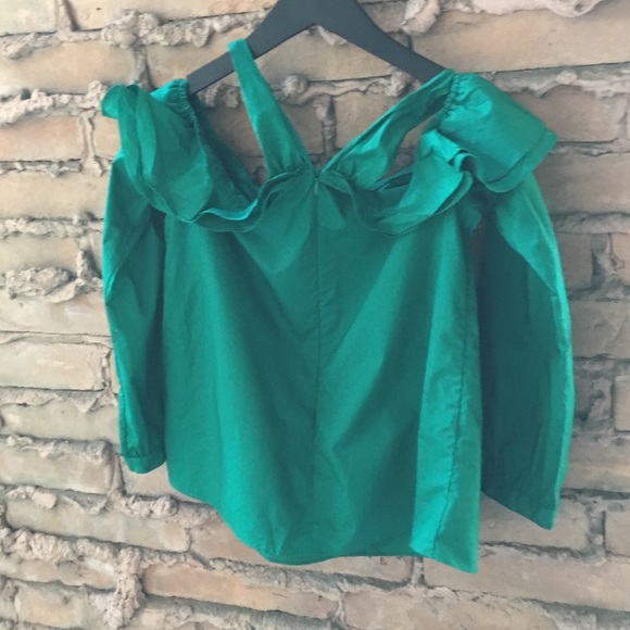 J.Crew Off-the-shoulder tie-neck top - Picture 7 of 7